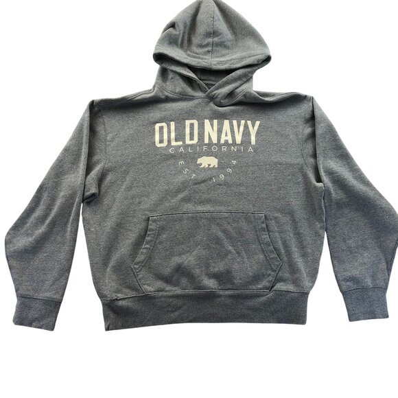 Old Navy Other - Old Navy Mens California Hoodie Sweatshirt Large Pullover Gray Classic Casual